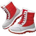 thumbnail image 5 of Willtoo Women's Winter Waterproof Snow Boots Lined Faux Fur Lace Up Platform Non-Slip Casual Warm Shoes, 5 of 5