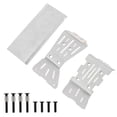 thumbnail image 4 of Juego de 3 placas protectoras de chasis atornillables de acero inoxidable mejorado para vehículos RC 1:10 de alta resistencia profesional, 4 of 9