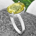 thumbnail image 4 of Natural Lemon Quartz 925 Sterling Silver Ring s.7 Jewelry DGR1112_C_7 R-1019, 4 of 7