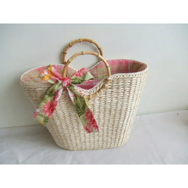 Primavera Straw Satchel