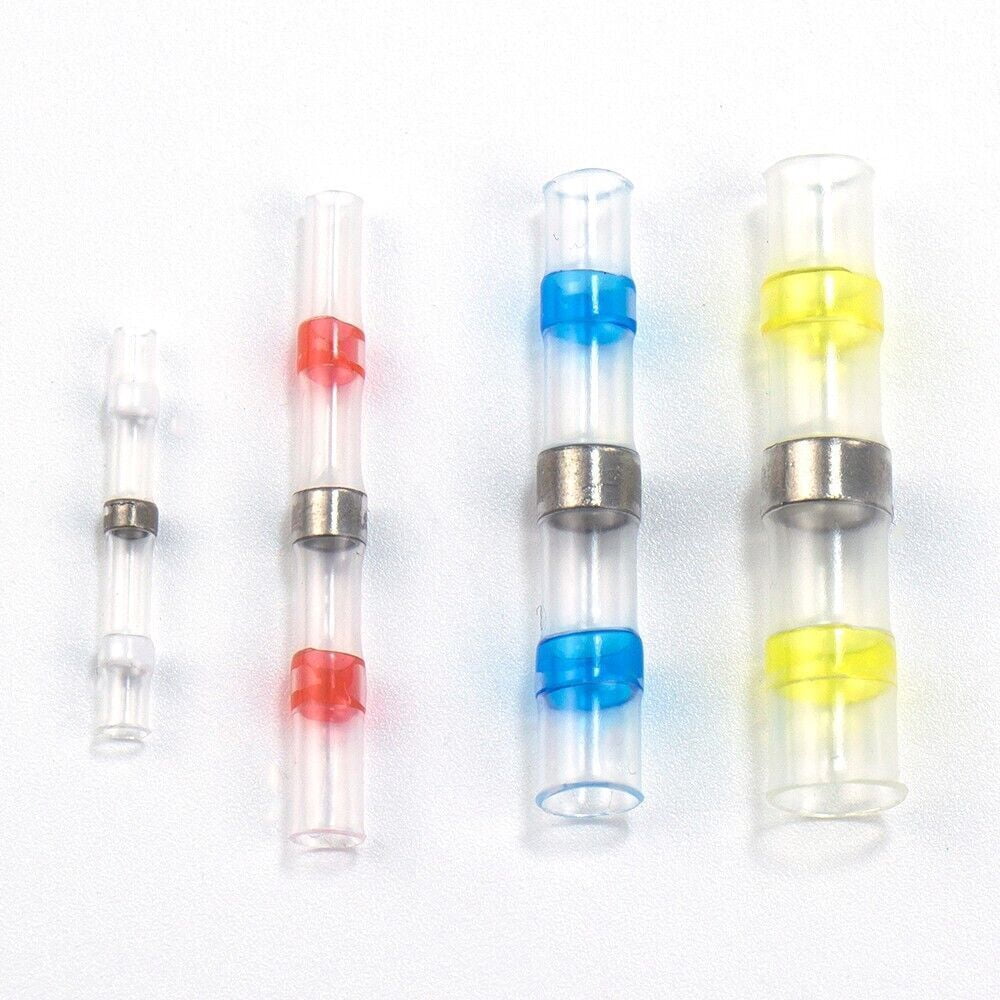 500PCS Mixed Heat Shrink Butt Terminals Solder Seal Sleeve Wire Connectors