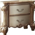 thumbnail image 2 of 34" X 20" X 30" Gold Patina  Bone Patina Nightstand, 2 of 5