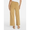 thumbnail image 3 of Time and Tru Women's Patch Pocket Ponte Knit Pants, 28" Inseam, Sizes 0-20, 3 of 6