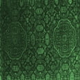 thumbnail image 1 of Ahgly Company Indoor Square Abstract Emerald Green Contemporary Area Rugs, 3' Square, 1 of 4
