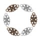 thumbnail image 3 of 100 Pieces Antique Flower Charms DIY Jewelry Connectors Alloy, 3 of 3