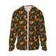thumbnail image 1 of Fotbe Festive Squirrels Dark Forest Chaqueta con Protección Solar UPF 50+ para Hombre y Mujer, Camisa con Capucha y Bolsillos-Large, 1 of 7