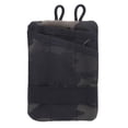 thumbnail image 1 of Bolsa de herramientas EDC multifuncional Bolsa de artículos diversos de tela Oxford para senderismo (CP negro), 1 of 5