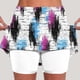 thumbnail image 1 of TaTaai Women Printed Yoga Jogger Shorts High Waist Skinny Skort with Pockets Polyester Soft Breathable Stretchy Summer Daily Casual Outdoor Wear Gift, 1 of 5