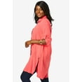 thumbnail image 3 of Jessica London Women's Plus Size Gauze Mega Tunic, 3 of 4