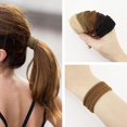 thumbnail image 4 of 10 count No  Hair Ties Thick Hair Elastic Rubber Bands Hair Accessories Scrunchies Seamless for Women, 4 of 6