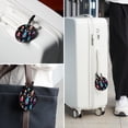 thumbnail image 6 of Easter Set of 2pcs PU Leather Round Suitcase Tags with Privacy Cover and Name ID Tag - Ideal for Travel Luggage, Handbags, Backpacks, School Bags, 6 of 6