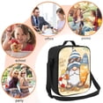 thumbnail image 5 of Honeii Hello Summer Cute Gnome Print Insulated Lunch Bag, Reusable Lunch Box for Adult, Leakproof Cooler Bag for Work Office Travel Picnic, 5 of 7