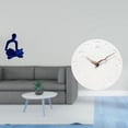 thumbnail image 2 of Escultura De Figura De Pensador Abstracto Y Reloj De Pared Silencioso, Adorno Decorativo Versátil Para Oficina, Bar, Boda, Hogar, Cocina, Sala De Estudio., 2 of 8