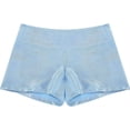 thumbnail image 5 of Dancina Gymnastics Shorts Athletic Dance Wear - for Little and Big Girls in Classic and New Metallic Ice Colors, 5 of 6