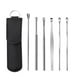 thumbnail image 1 of Spring Ear Wax Cleaner Tool Set Ear Pick Kit De Eliminación De Cera De Los Oídos Spring Ear Cuchara De Acero Inoxidable Herramienta De Limpieza De Oídos Limpiador De Curetas De Oídos Unisex Serendint CE008130-04, 1 of 6