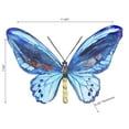 thumbnail image 2 of IH Casa Decor Metal Butterfly Wall Decor Blue, 2 of 3