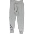 thumbnail image 2 of Reebok Mens Marble Melange Athletic Sweatpants, Grey, Large, 2 of 2