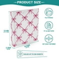 thumbnail image 4 of Three Ring Binder Light Pink Ribbon Bow Plaid 1.5 Inch Round Binder D-Rings for Office Supplies and More, 4 of 10