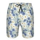 thumbnail image 3 of Fotbe Daisies Flowers Trajes de Baño Estampados para Hombre, Shorts de Verano de Secado Rápido, Ropa de Playa, Bañadores-3X-Large, 3 of 6