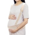 thumbnail image 1 of Banda de soporte para el vientre de embarazo Unique Bargains, bandas de soporte para mujeres embarazadas, banda de maternidad con correas ajustables, tamaño mediano, albaricoque, 1 of 7