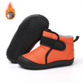 thumbnail image 2 of XXWXYD Big Boys Boots Girls Single Shoes Bowknot First Shoes Buckle Strap Toddler Soft Bottom Breathable Princess Shoes for Fashion Classic Comfortable Shoe(2-2.5 Years,Orange), 2 of 6