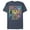 Navy Blue Heather, variant on Men's Minecraft Character Boxes Graphic Tee Navy Blue Heather Small