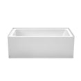 thumbnail image 2 of Wyndham Collection WCBTW16032LSWTRIM 60 x 32 in. Grayley Alcove Bathtub with Left-Hand Drain & Overflow Trim in Shiny White, White, 2 of 5