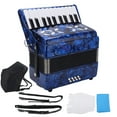 thumbnail image 1 of Accordion,  Sound Quality Reed Accordions Easy Playing  For Beginner Dark Blue, 1 of 8