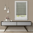 thumbnail image 2 of Achim GII Cordless Madera Falsa Faux Wood Room Darkening Window Plantation Blinds (Gray, 32" x 64"), 2 of 2
