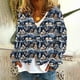 thumbnail image 1 of Chaqueta informal de manga larga sin capucha para mujer, cárdigan estampado a la moda, chaqueta informal de moda, camiseta de manga larga con cuello en V, chaqueta informal de manga larga con capucha,, 1 of 5