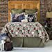 thumbnail image 3 of C&F Home Caleb Rustic Lodge Cabin Deer Bear Twin 2 Piece Machine Washable Reversible Cotton Quilt Set Twin 2 Piece Set Brown, 3 of 5