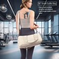 thumbnail image 3 of Bolsa deportiva compacta PHSYNI para mujer, 16 L, color beige, con bolsillo húmedo, 3 of 6