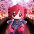 thumbnail image 2 of Genérico Muñeca de Peluche Kasan Teto Vocaloid Cabello Rojo con Uniforme Pop Anime Kawaii Tamaño 20 cm, 2 of 6