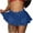Blue, variant on IROINNID Women's High Waist Mesh Skirt Panties Short Elastic Waist Mini Solid Color Skirt