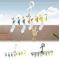 thumbnail image 1 of Xihbxyly Percha Multifuncional, Pinza para Secar Ropa a Prueba de Viento, Diseño Plegable para Viajes, Pinza para Calcetines Que Ahorra Espacio, Práctica para El Hogar y Uso En Exteriores, Construcci, 1 of 7