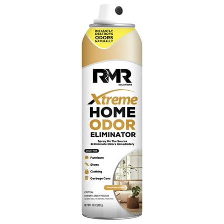 RMR Xtreme Home Odor Eliminator Spray - Neutralize Furniture, Clothing, Shoes, Garbage Cans, and More, 15 Ounces, Unscented