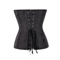 thumbnail image 4 of QIPOPIQ Clearance Women's Steel Boned Corset Renaissance Vintage Gothic Party Bustier Tube Tops Corset Top, 4 of 6