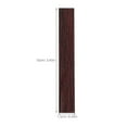 thumbnail image 2 of SEWCHICS Dark Brown Miniature Wood Floorboards for Dollhouse Decor, 40pcs Realistic Peel & Stick Flooring Tiles, 2 of 8