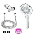 thumbnail image 5 of Lockways High Pressure 4-mode Handheld Shower Head - Anti-clog Nozzles, Built-in Power Wash to Clean Tub, Tile & Pets, 5 of 8