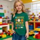 thumbnail image 1 of Playde manga corta - Back to School Casual Soft Cotton Blend Tee (1pc) tamaños 2-13 años × Cute 100 Days School Design & Multiple Color Options, 1 of 4