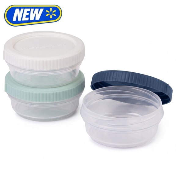 Prokeeper Plastic 1/2 Cup Food Storage Containers, Designed to Help with Packed Lunches and Daily Commutes