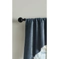 thumbnail image 4 of Martha Stewart Naples Chenille Argentina Shaped Valance, Navy, Blue, Rod Pocket, Light Filtering, Indoor, 1 Piece, Adult, 72" x 28", 4 of 7