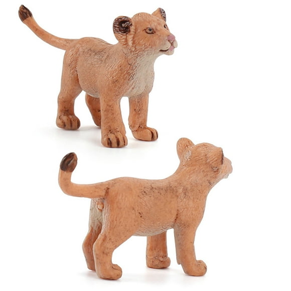 Qertyioot Sensoriel Toys pour les Tout-Petits 1-3 Âge Figurines Li-on Décorer la Maison Préscolaire Éducatif Moins de 10 $