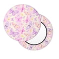 thumbnail image 2 of Hirioo colorful Butterflies for Round Bar Stool Seat Covers Washable Stool Cushion Slipcover Elastic Bar Chair Covers for 12-14 Inch Chair-14 inch, 2 of 7