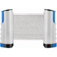 thumbnail image 1 of Filets de tennis de Table Rétractables, Accessoire de tennis de Table portable, Parfait pour le tennis de Table, pour Toutes les tables de tennis de Table, Longueur Réglable 170 (max) x 14.5 cm, 1 of 4