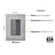 thumbnail image 2 of Placa Armada Inoxidable con 3 Apagadores Sencillos de Un Modulo Igoto gris oscuro INOX, 2 of 3