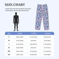 thumbnail image 4 of Gukieu Orchids Flowers Print Men's Home Trousers, Elastic Drawstring Home Pajamas Clothing Suitable for Adult Men-3X-Large, 4 of 6