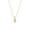 Gold Letter B, variant on PAURO Initial Necklaces for Women A-Z Pendant Gold Plated Stainless Steel Dainty Personalized Statement Delicate Alphabet Snake Chain Small Elegant Letter Jewelry Gold Letter K