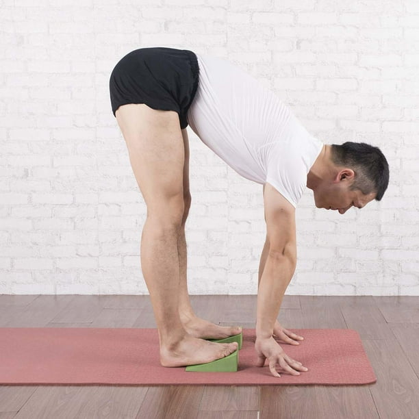 2Pcs Yoga Blocks Knee Pad Wedge Accessories Pilates Fitness Supportive Riser