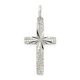thumbnail image 3 of 925 Sterling Silver Cross Shaped Pendant, 3 of 5